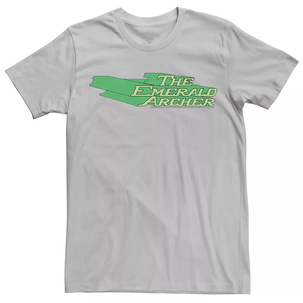 Men's DC Comics The Emerald Archer Text Poster Tee,  Product Image