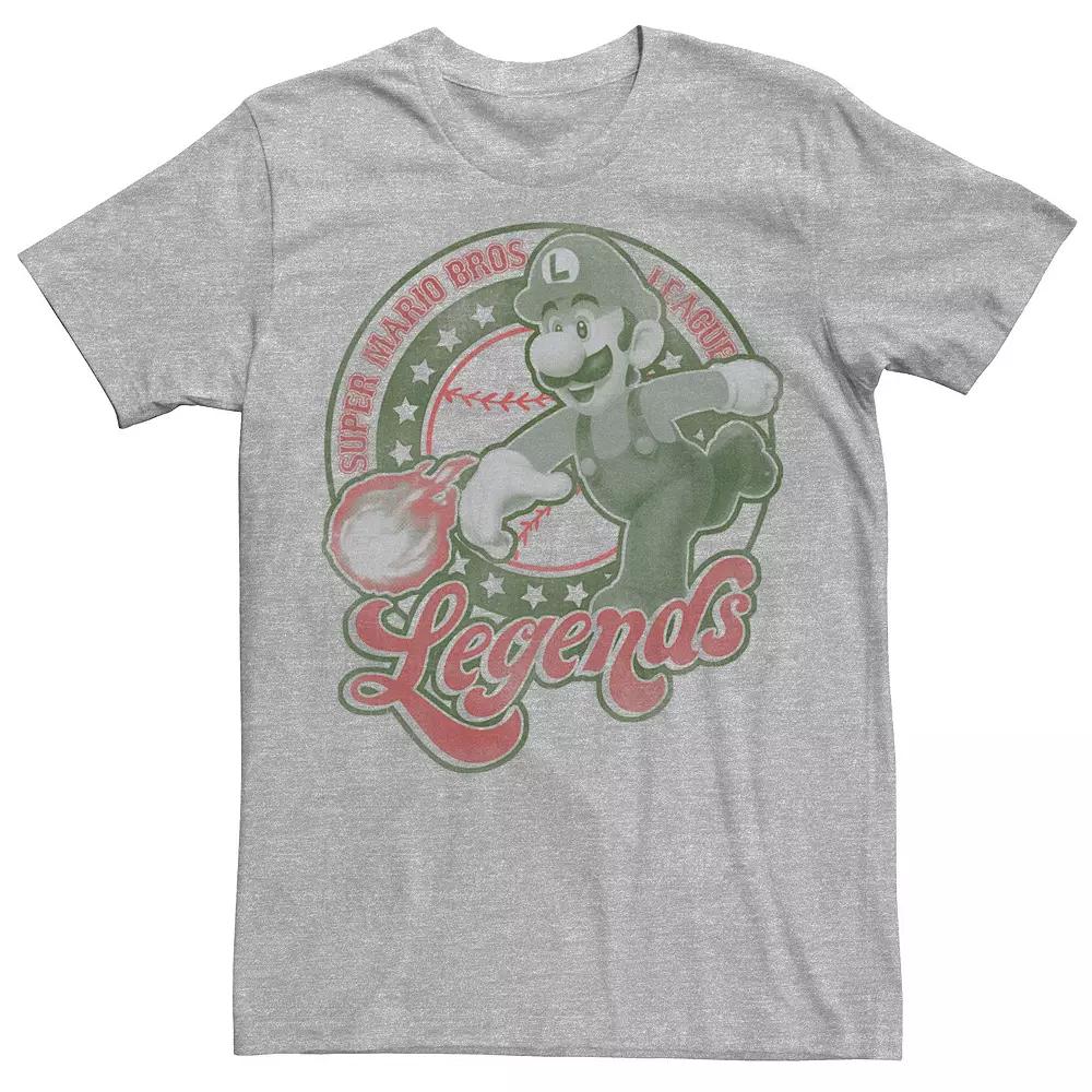 Men's Super Mario Luigi Fireball Legends Tee,  Product Image