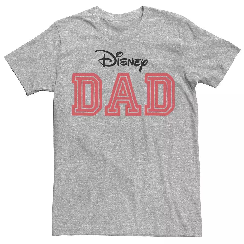 Disney's Men's Dad Large Collegiate Font Graphic Tee,  Product Image