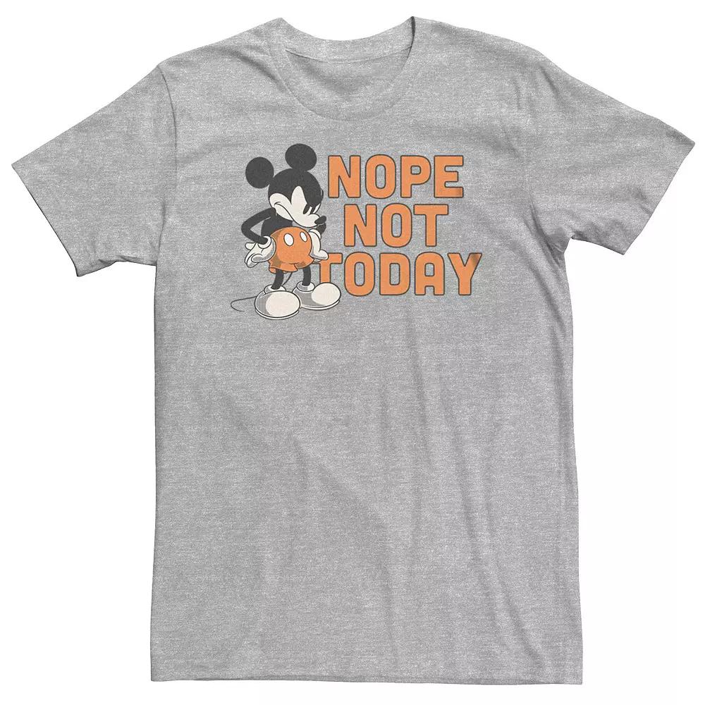 Big & Tall Disney's Mickey Mouse Nope Not Today Tee, Men's,  Product Image