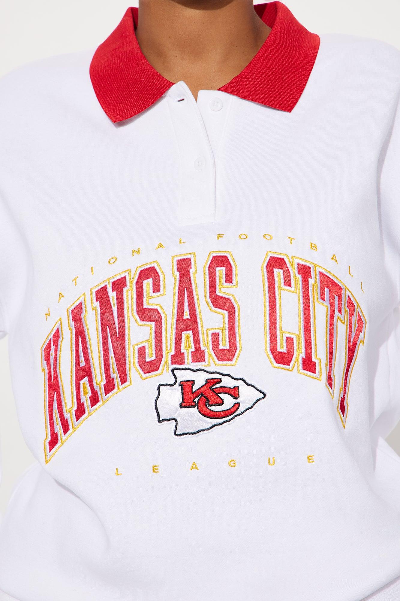 Run it Back Chiefs Sweatshirt - White Product Image