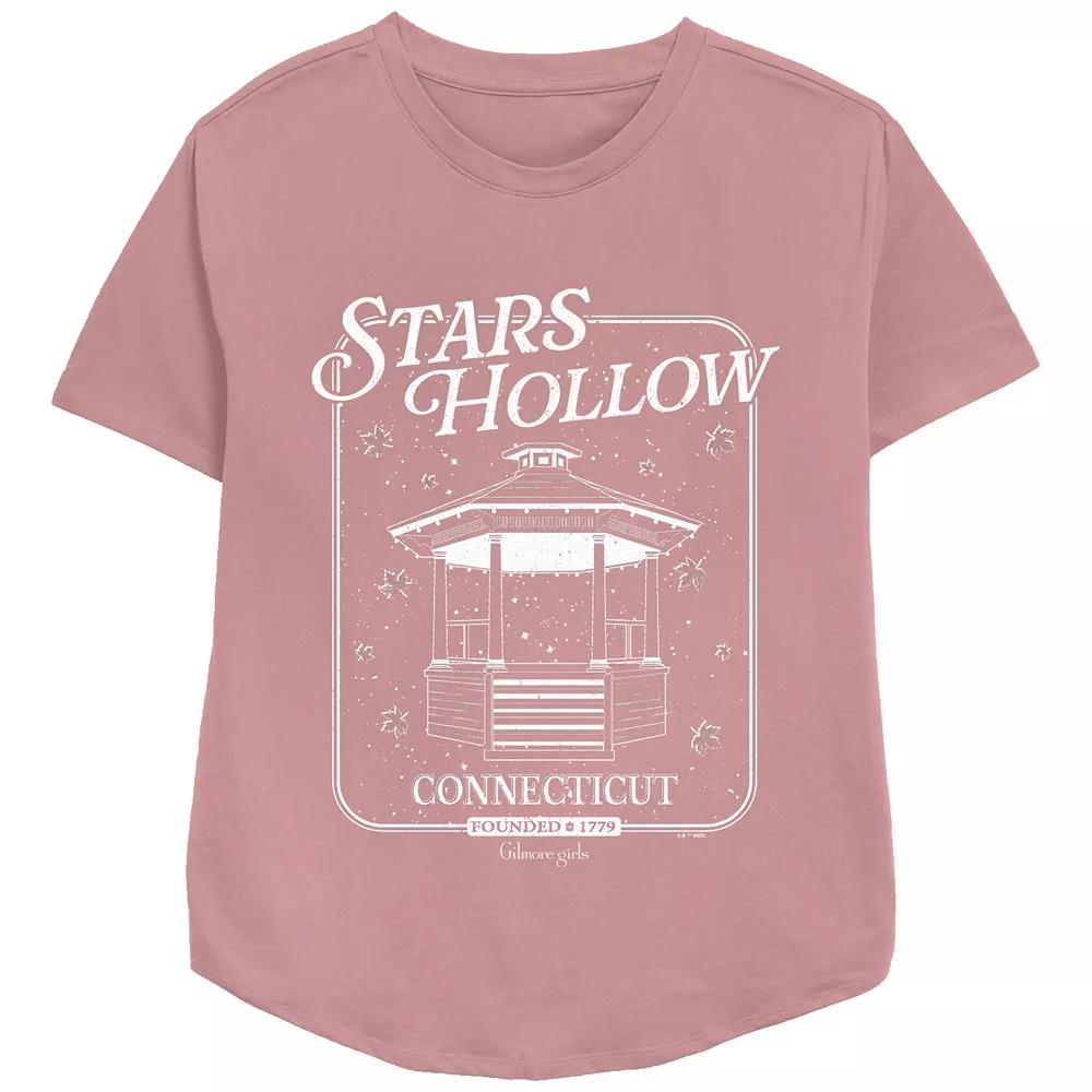 Women's Gilmore Girls Stars Hollow Gazebo Relaxed Fit Graphic Tee, Girl's,  Product Image