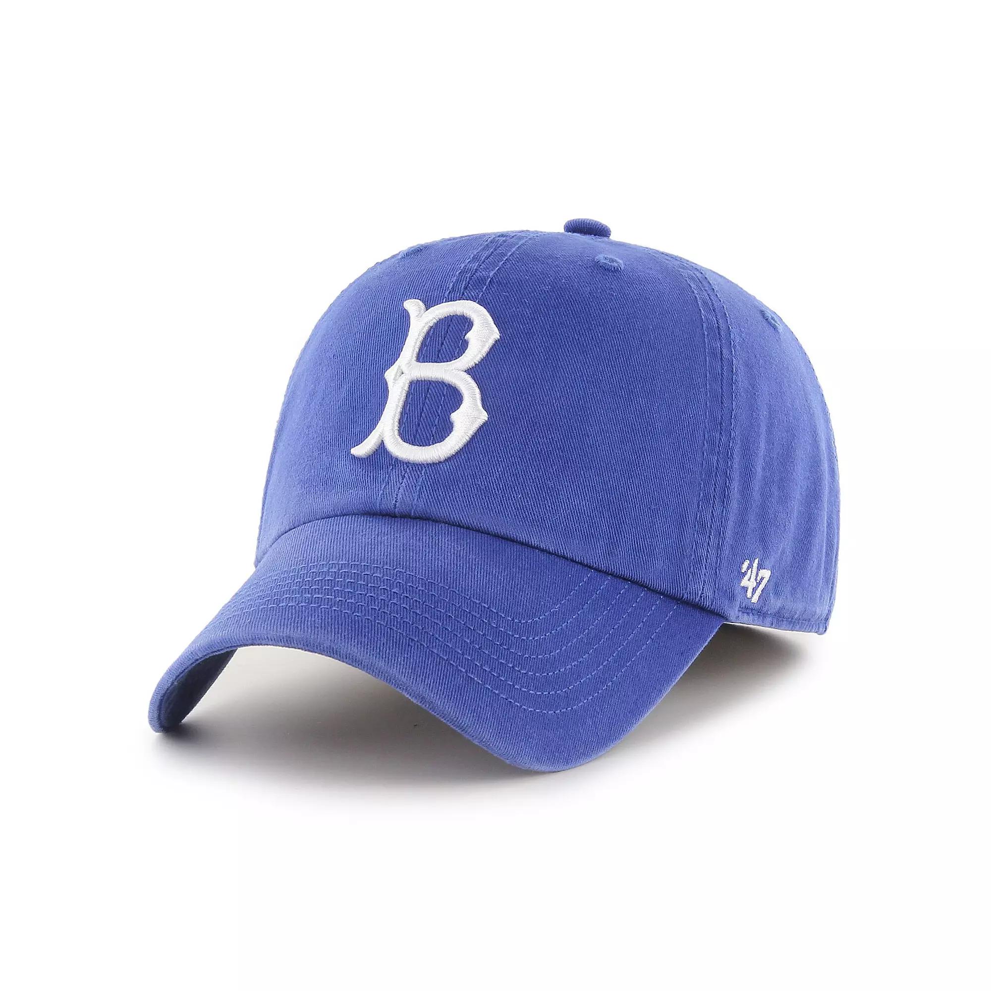 Men's '47 Royal Brooklyn Dodgers Cooperstown Collection Franchise Fitted Hat, Size: Large, Mlb Blue Product Image