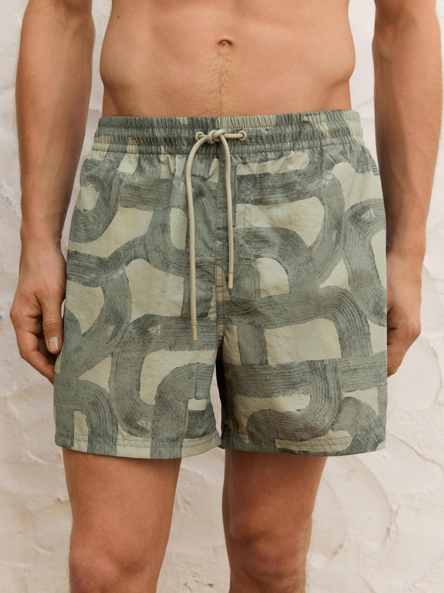 Printed swimming trunks Product Image