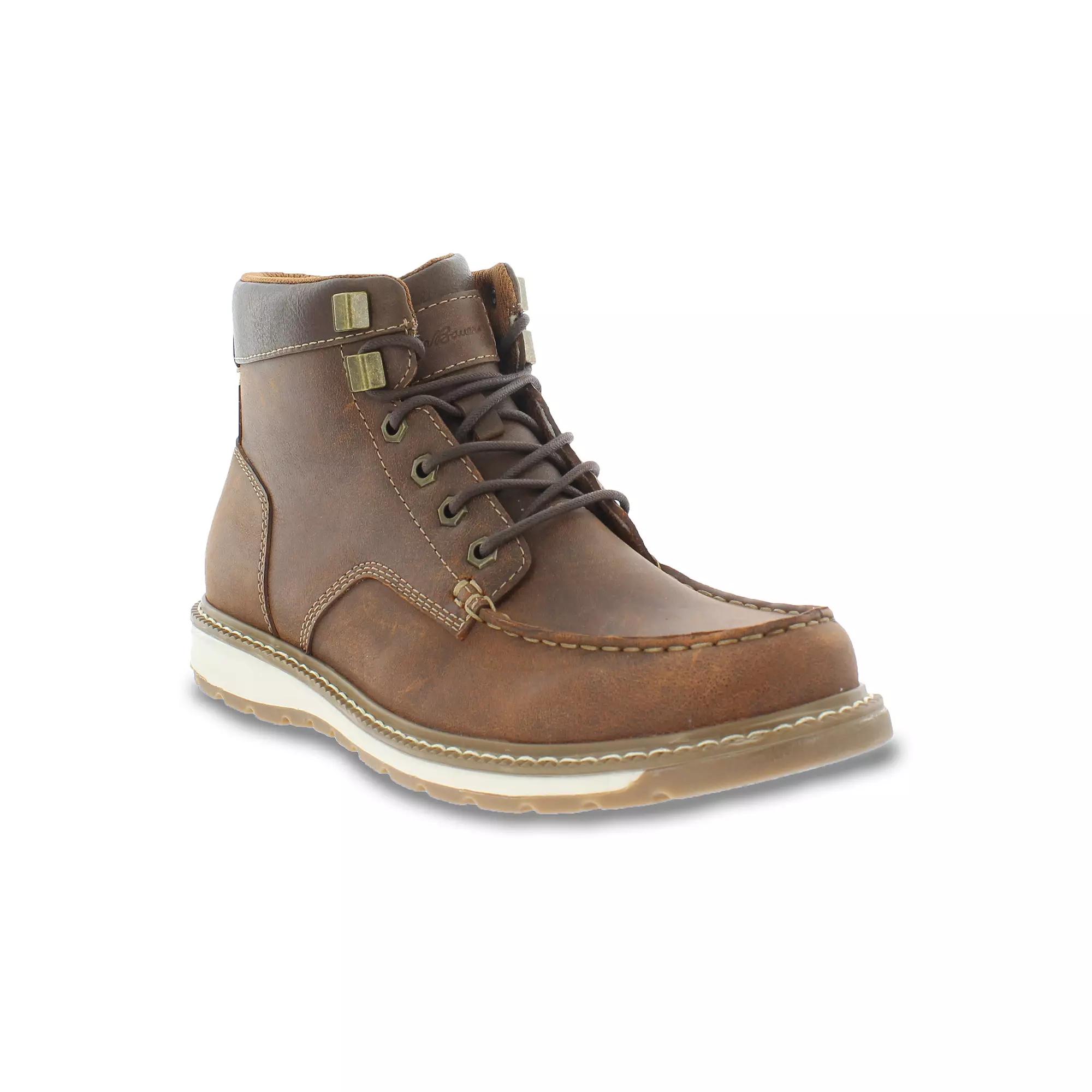 Eddie Bauer Stahl Peak Men's Leather Boots, Size: 13, Brown Product Image