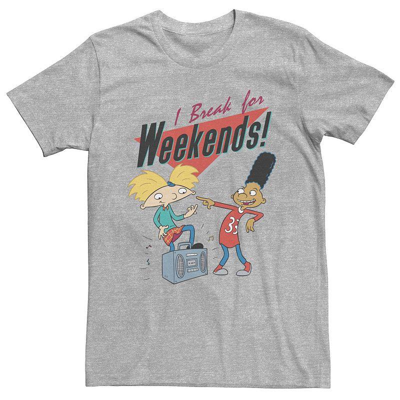 Men's Hey Arnold I Break For Weekends Tee,  Product Image