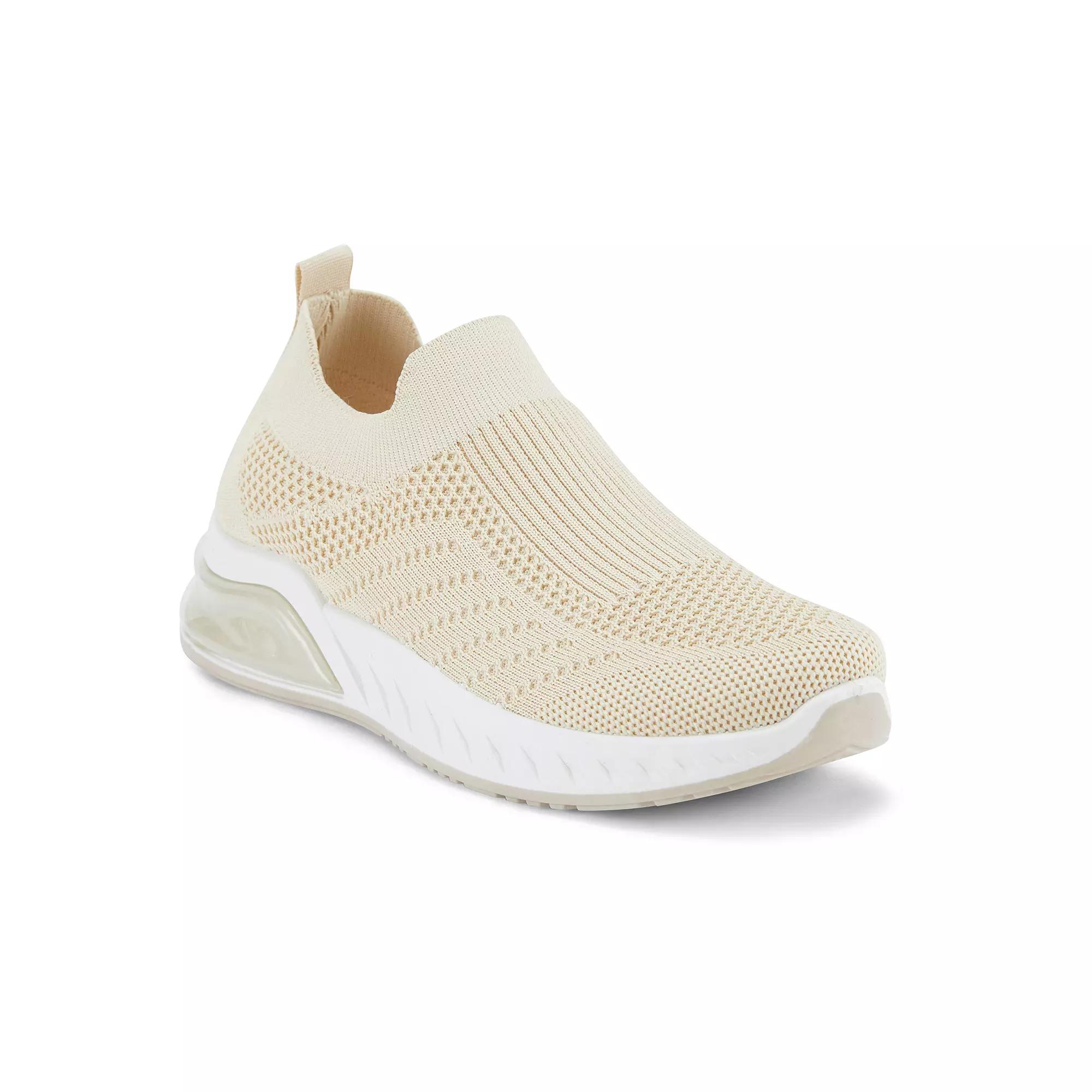 Henry Ferrera By Charming Lady Womens Tendy Comfort Fashion Sneakers Beig Green Product Image