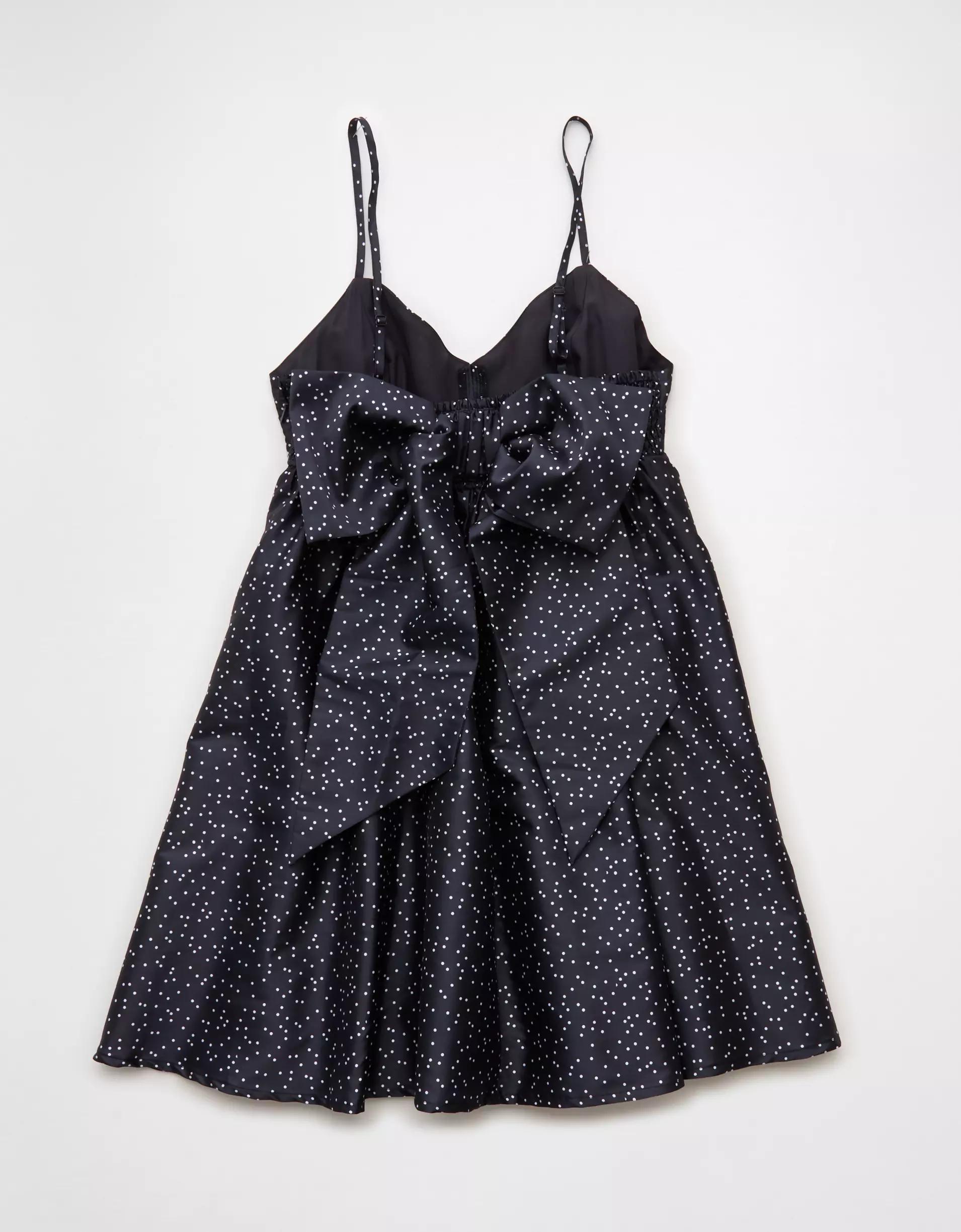 AE Bow Back Babydoll Mini Dress Product Image