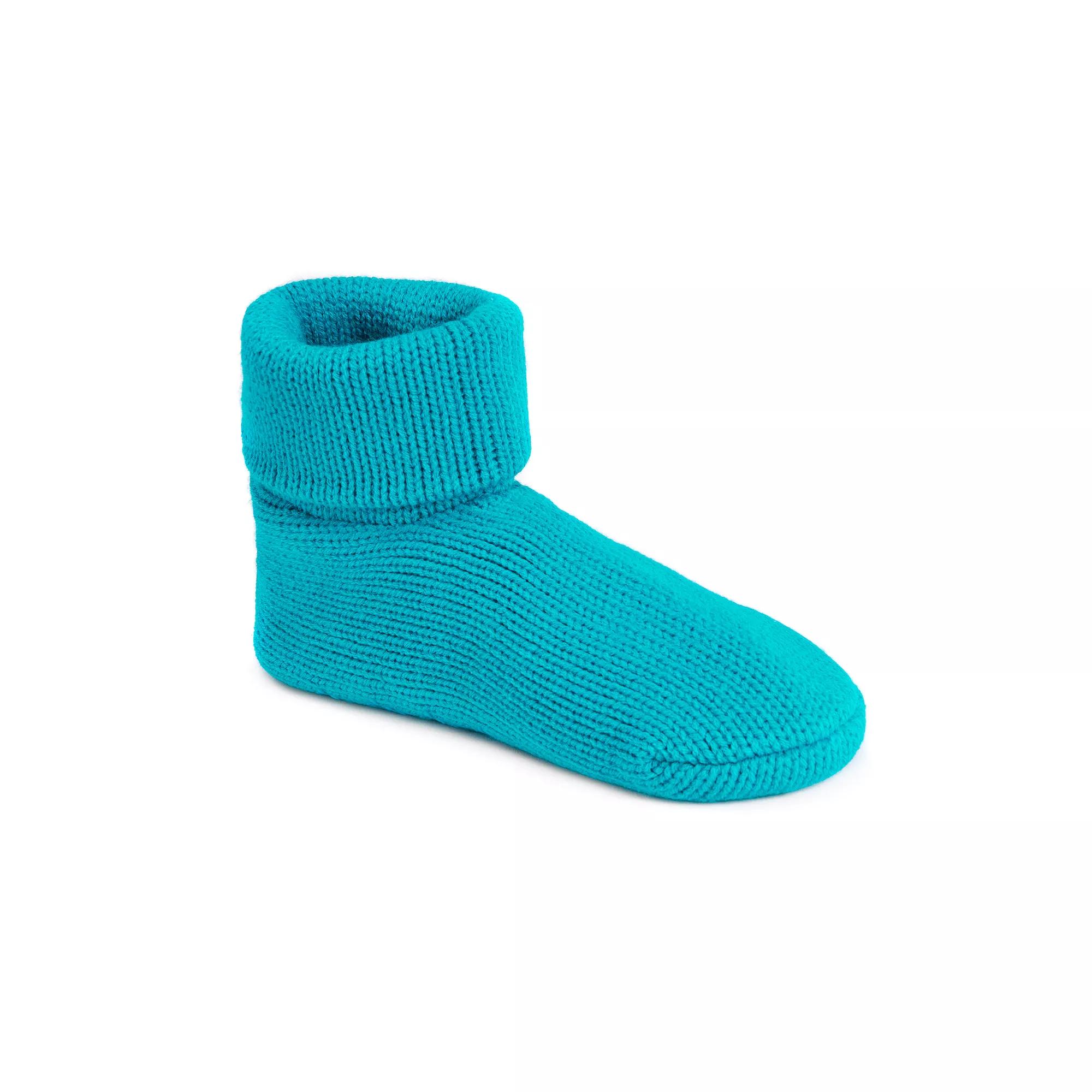 Womens Softones By Muk Luks Cuffed Slipper Socks Product Image