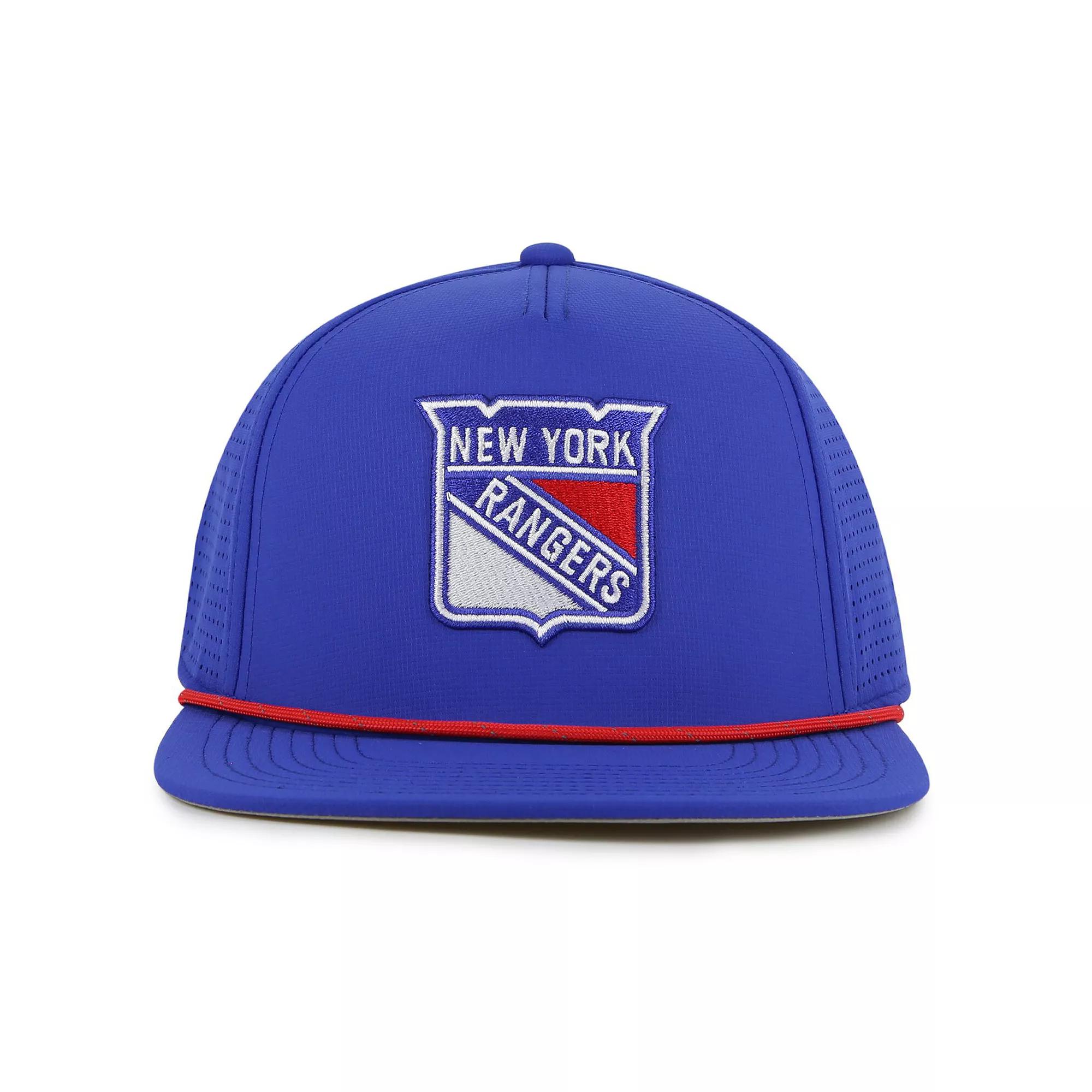 Men's American Needle Blue New York Rangers Buxton Pro Tech Adjustable Hat, Ran Blue Product Image