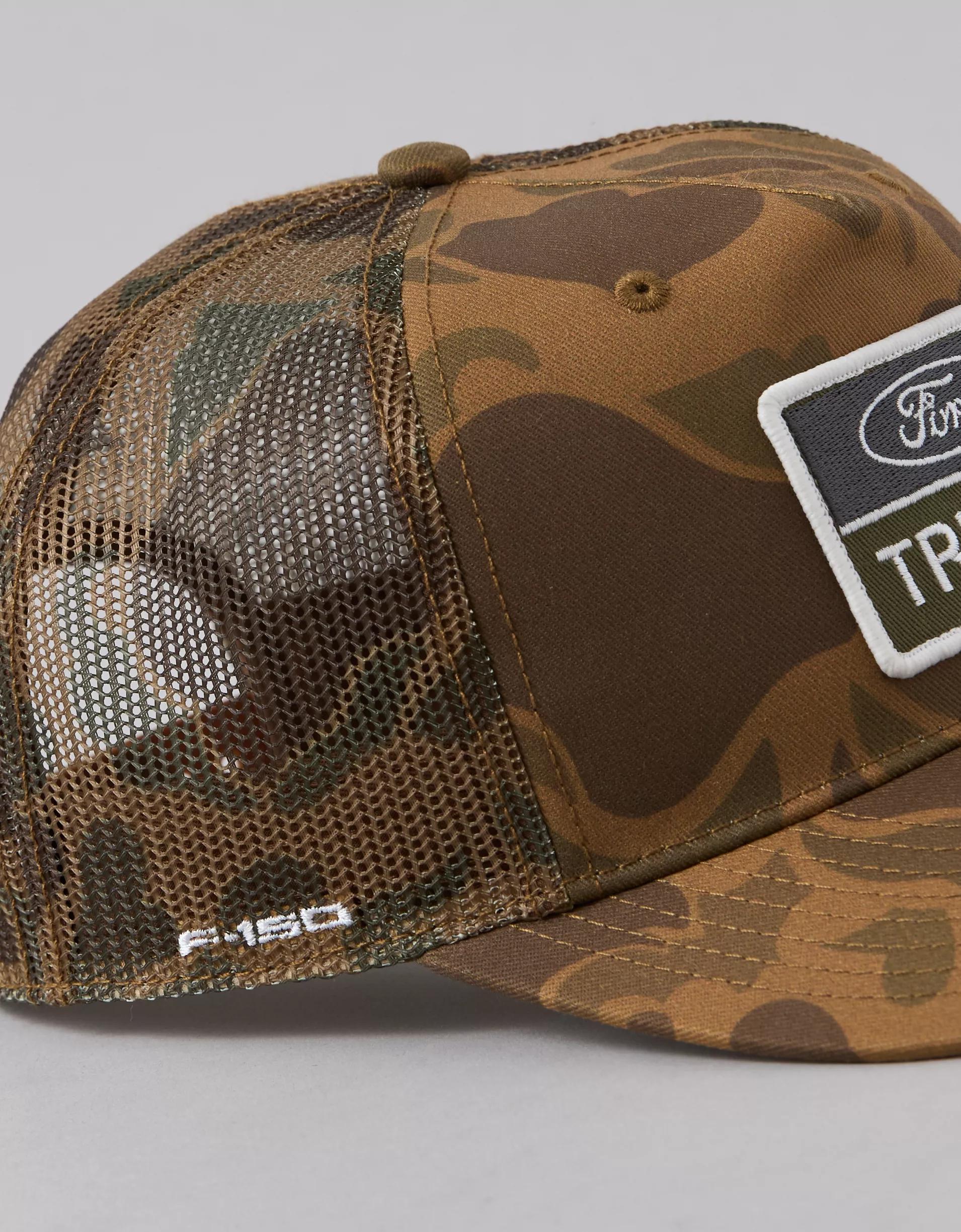 AE Ford Camo Trucker Hat Product Image
