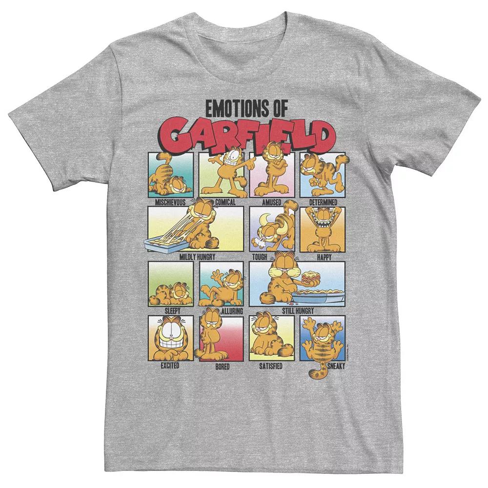 Men's Garfield Emotions Of Garfield Poster Tee,  Product Image