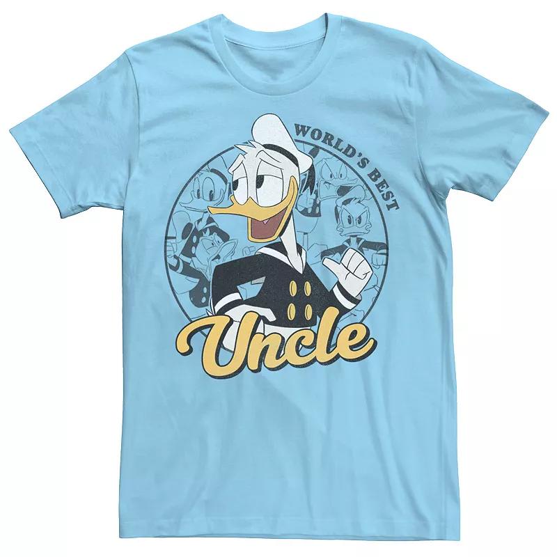 Disney's Donald Duck Men's World's Best Uncle Circle Portrait Graphic Tee,  Product Image