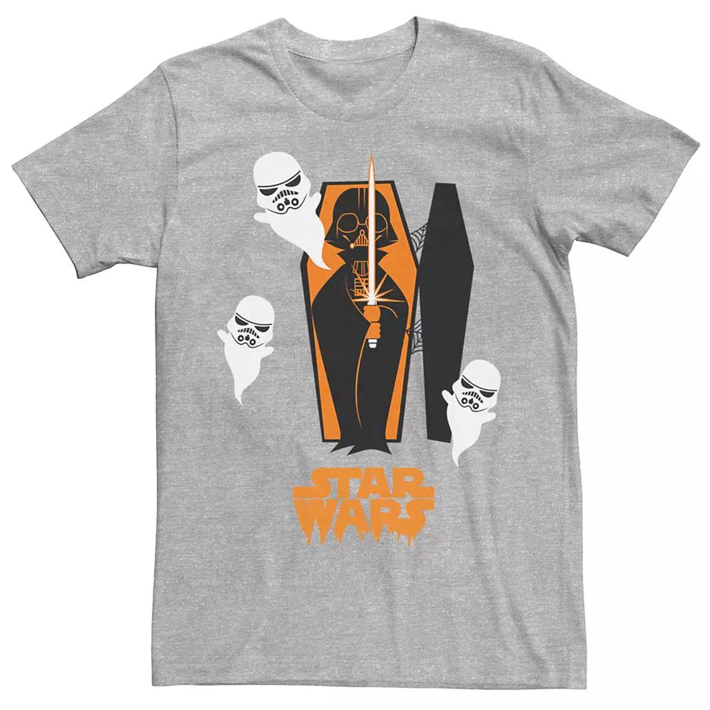 Men's Star Wars Darth Vader Coffin And Trooper Ghosts Tee,  Product Image