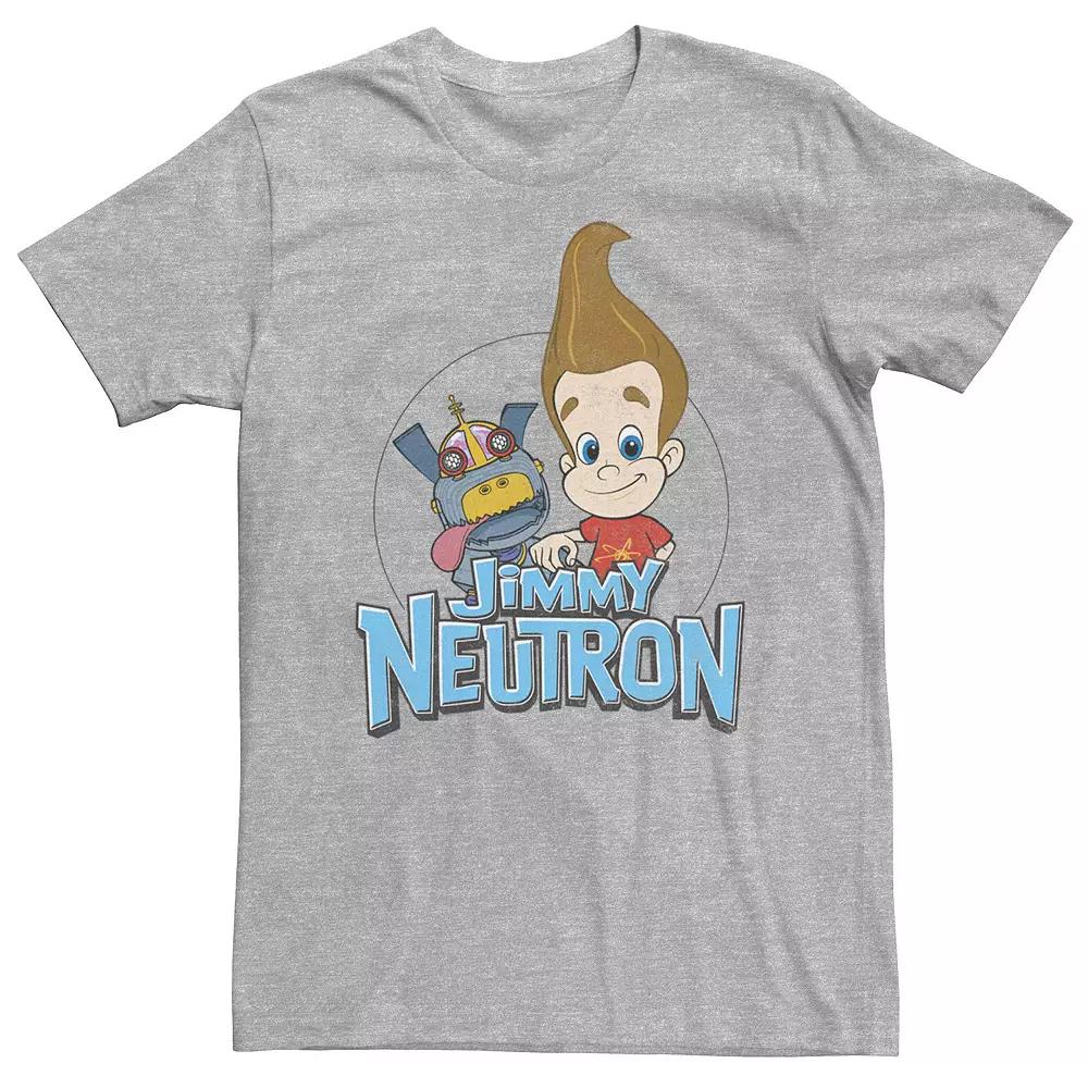Big & Tall Nickelodeon Jimmy Neutron Goddard Title Vintage Poster Tee, Men's,  Product Image