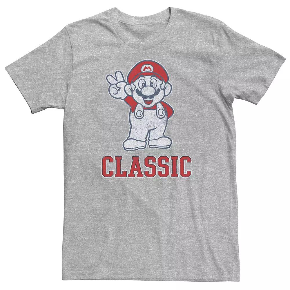 Men's Nintendo Super Mario Classic Peace Sign Graphic Tee,  Product Image