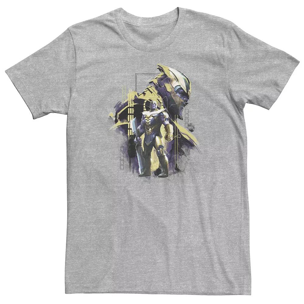 Big & Tall Marvel Avengers Endgame Thanos Titan Tee, Men's,  Product Image