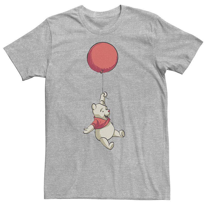 Disney's Winnie The Pooh Big & Tall Floating Red Balloon Tee, Men's,  Product Image