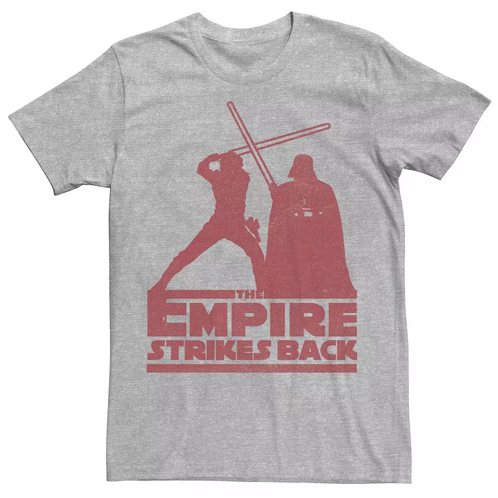 Men's Star Wars Take That Silhouette Tee, Size: Small, Athletic Grey Product Image