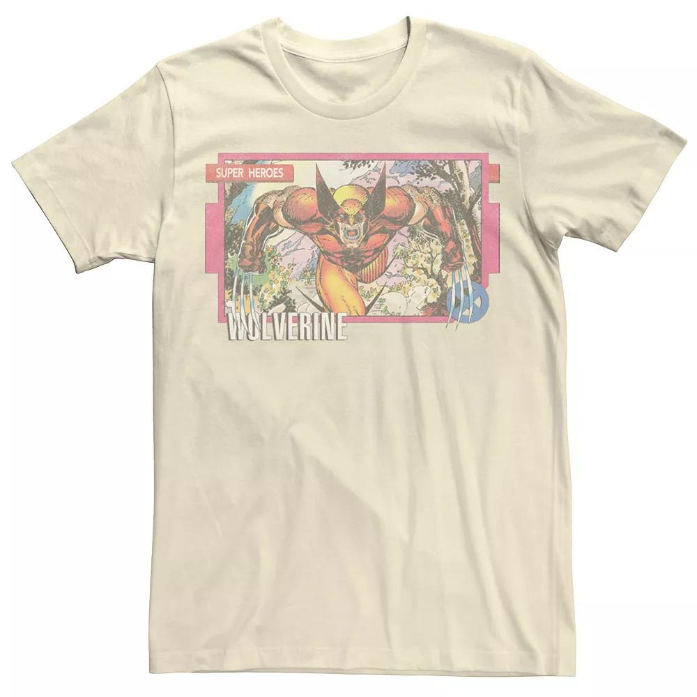 Men's Marvel X-Men Wolverine Super Heroes Portrait Panel Tee,  Product Image