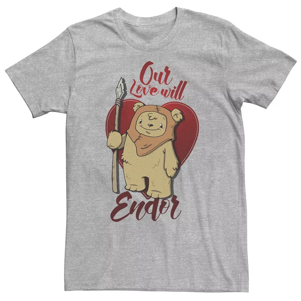 Men's Star Wars Ewok Love Will Endor Valentine's Tee,  Product Image