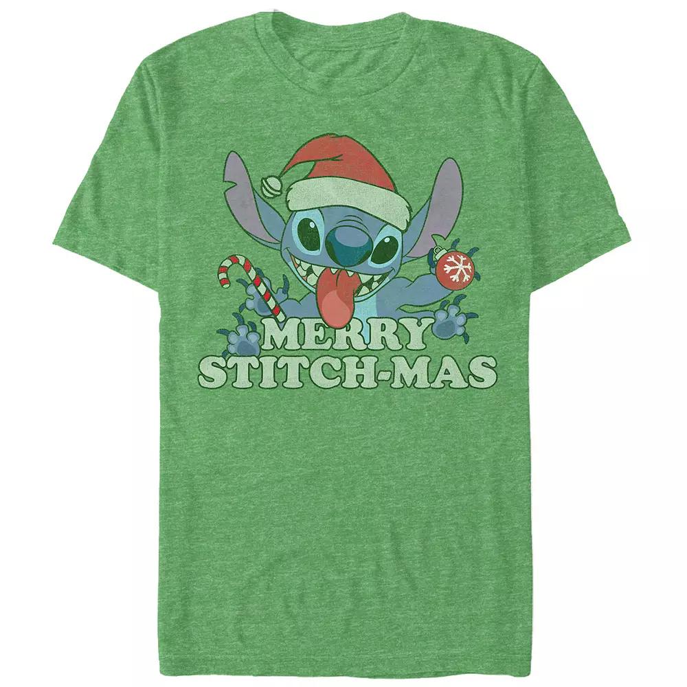 Disney's Lilo & Stitch Merry Stitch-Mas Men's Graphic Tee,  Product Image