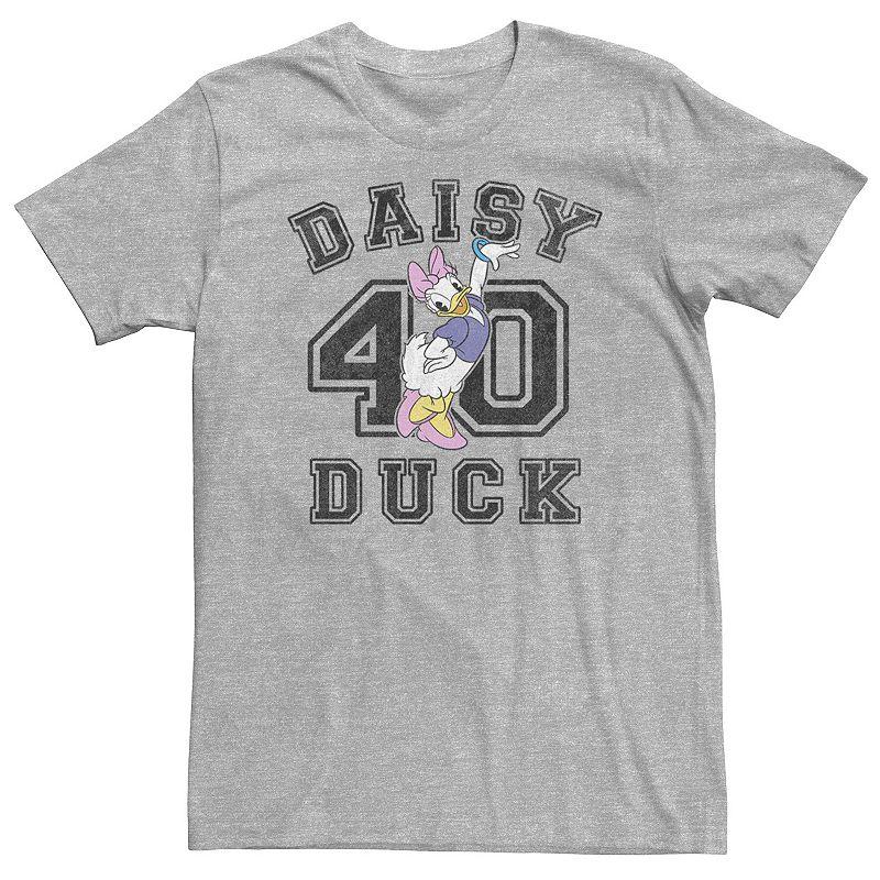 Big & Tall Disney Daisy Duck Varsity Text # 40 Tee, Men's,  Product Image