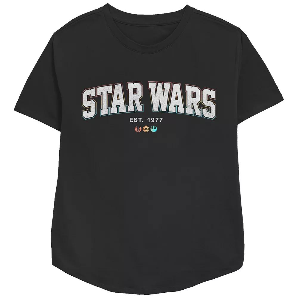 Women's Star Wars Est. 1977 Relaxed Fit Graphic Tee, Girl's,  Product Image