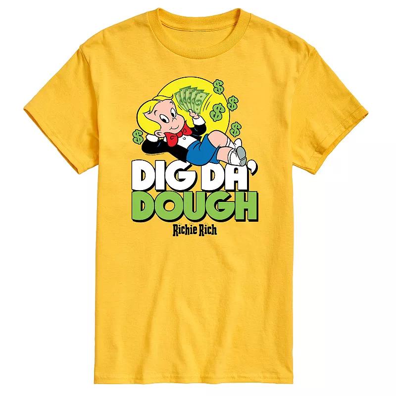 Men's Richie Rich Dig Da' Dough Graphic Tee,  Product Image