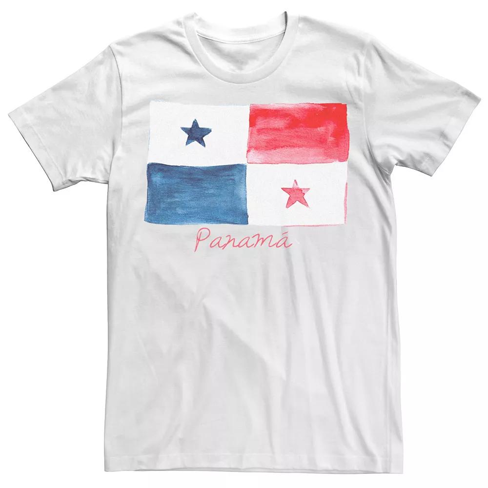 Men's HHM Panama Flag Watercolor Tee,  Product Image