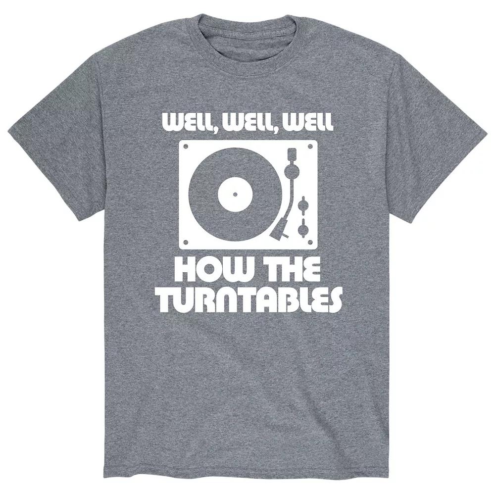 Men's Well Well Turntables Tee,  Product Image
