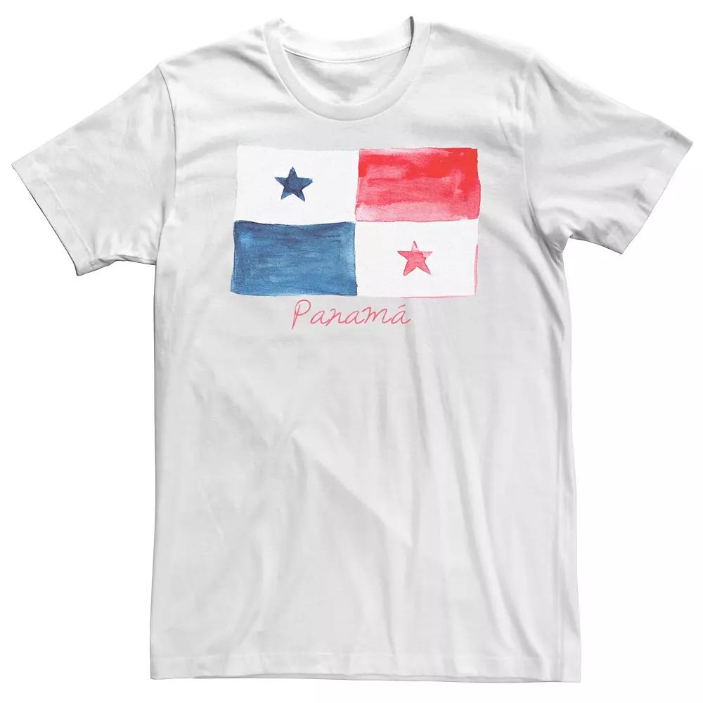 Big & Tall HHM Panama Flag Watercolor Tee, Men's,  Product Image
