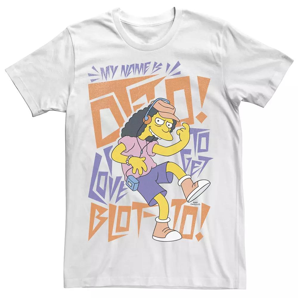 Men's The Simpsons My Name Is Otto I Love To Get Blot-To! Tee,  Product Image