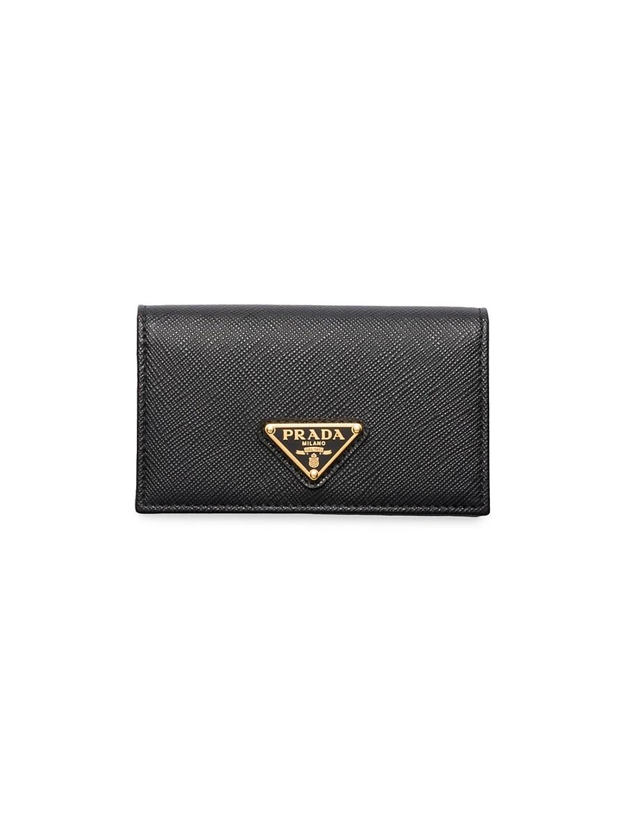 Womens Saffiano Leather Card Holder Product Image