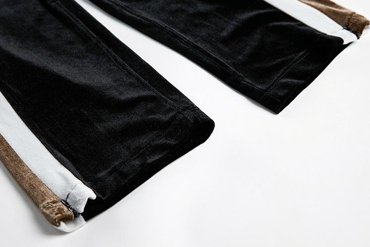 RT No. 3208 VELVET WIDE STRIPE PANTS Product Image