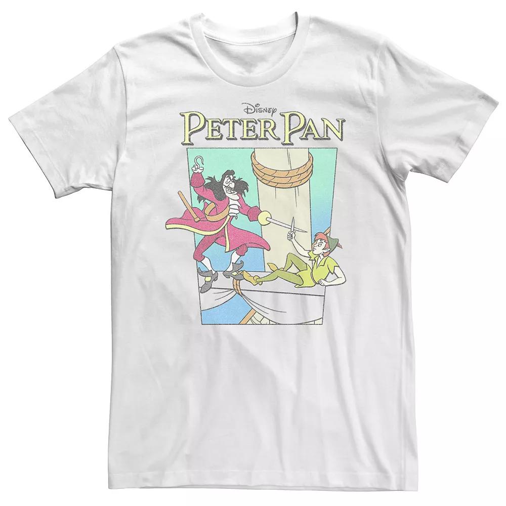 Big & Tall Disney Tinkerbell Pastel Duel Vintage Poster Tee, Men's,  Product Image