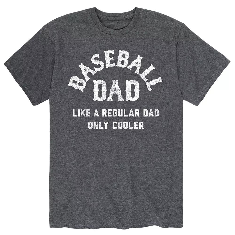 Men's Baseball Dad Like A Regular Dad Tee,  Product Image