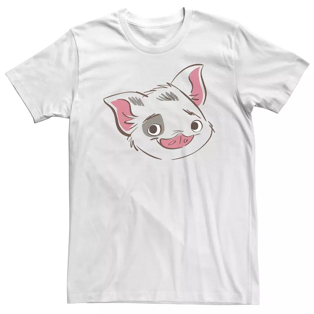 Big & Tall Disney Moana Pua Big Face Tee, Men's,  Product Image