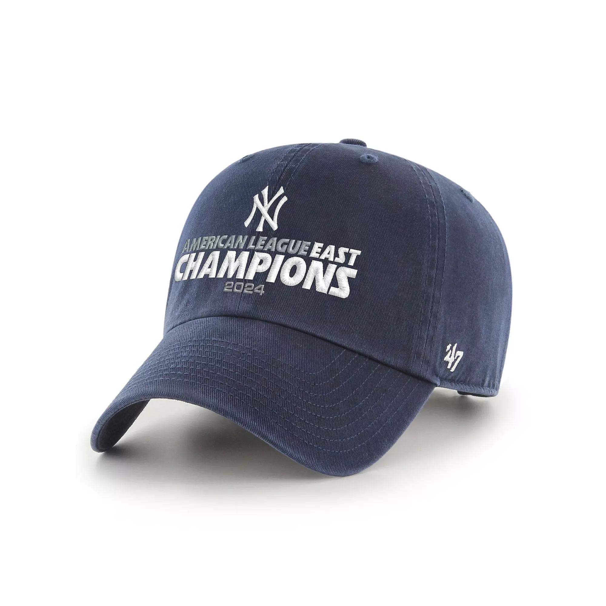 Men's '47 Navy New York Yankees 2024 AL East Division Champions Clean Up Adjustable Hat, Blue Product Image