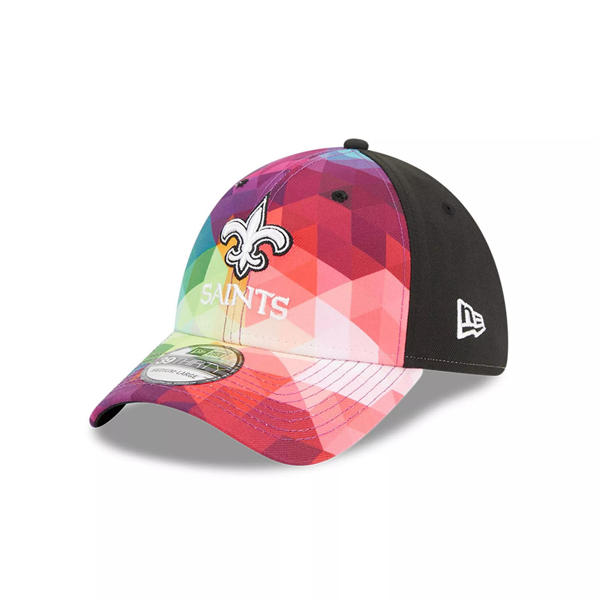 Men's New Era Pink New Orleans Saints 2023 NFL Crucial Catch 39THIRTY Flex Hat,  Product Image
