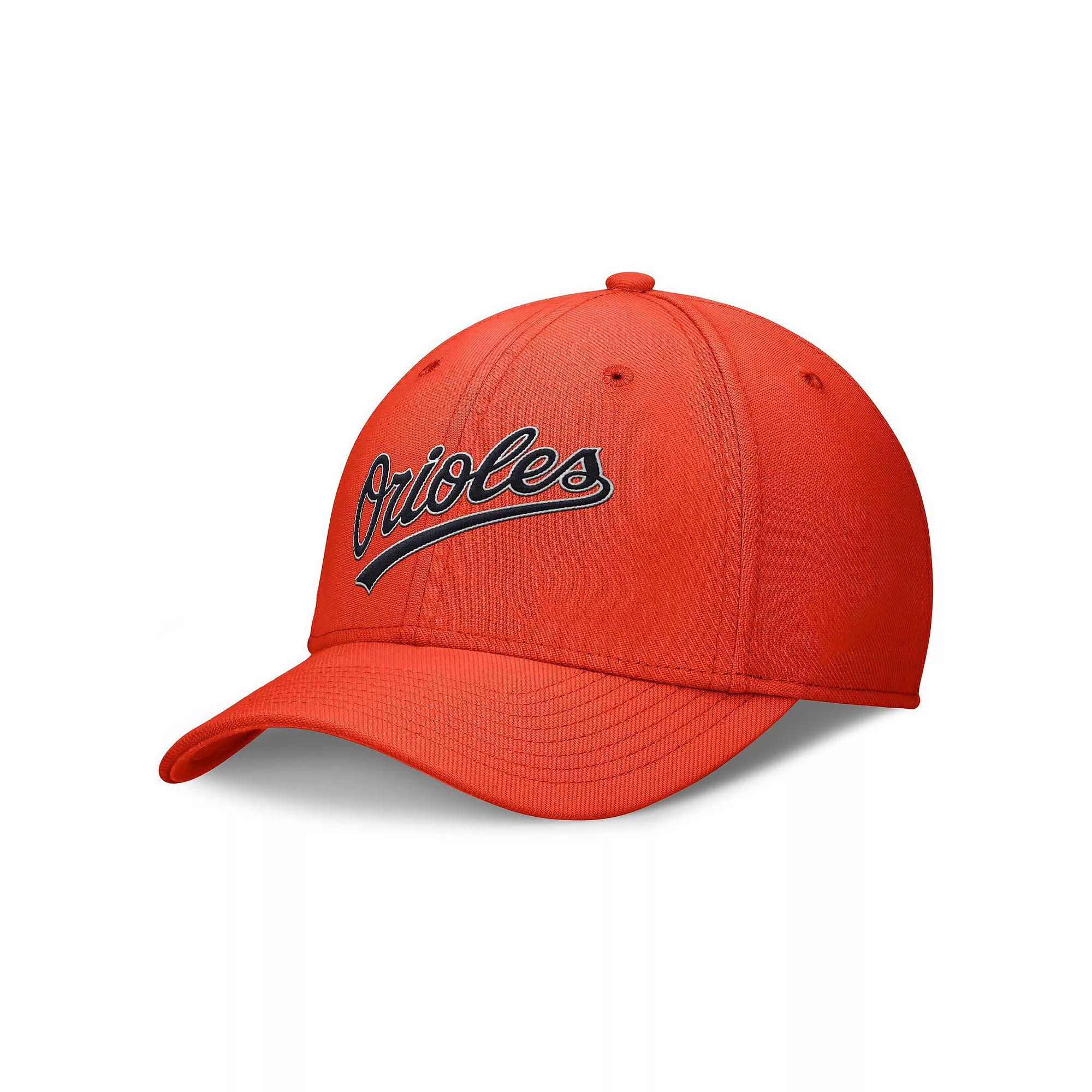 Men's Nike Orange Baltimore Orioles Rise Performance Flex Hat, Size: Small/Medium Product Image