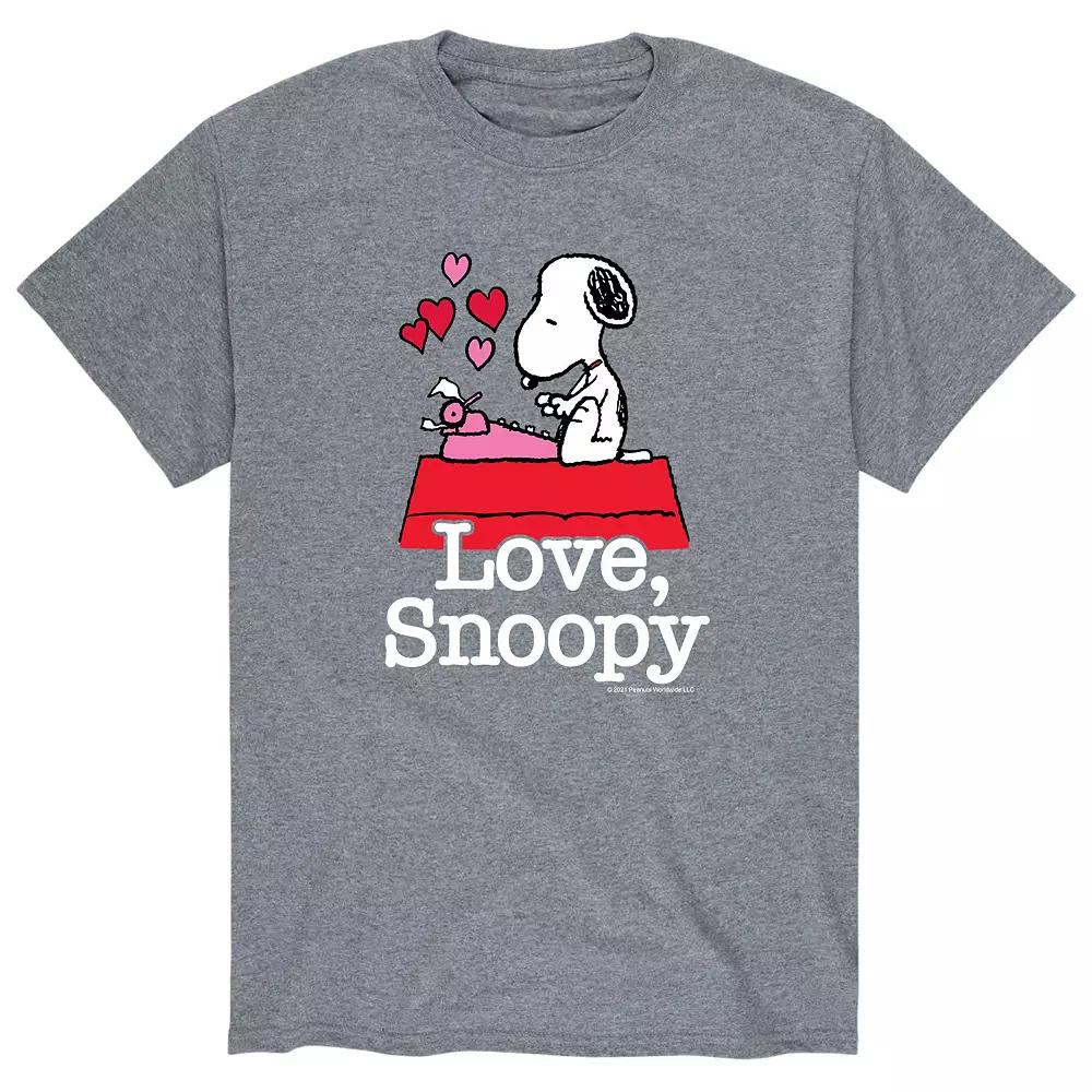 Men's Peanuts Love Snoopy Tee,  Product Image