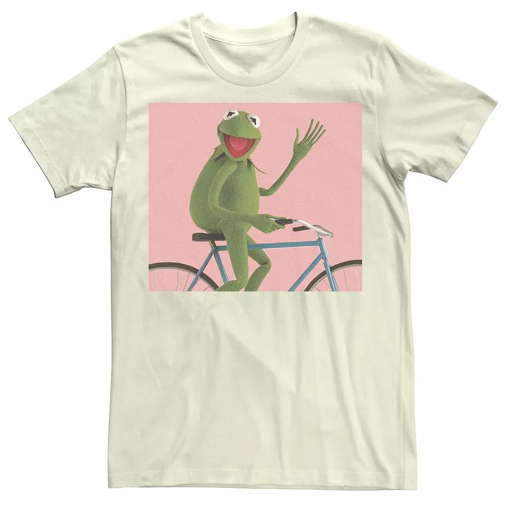 Men's Muppet Gonzo Biking Kermit Photo Real Tee, Size: XS, Natural Product Image