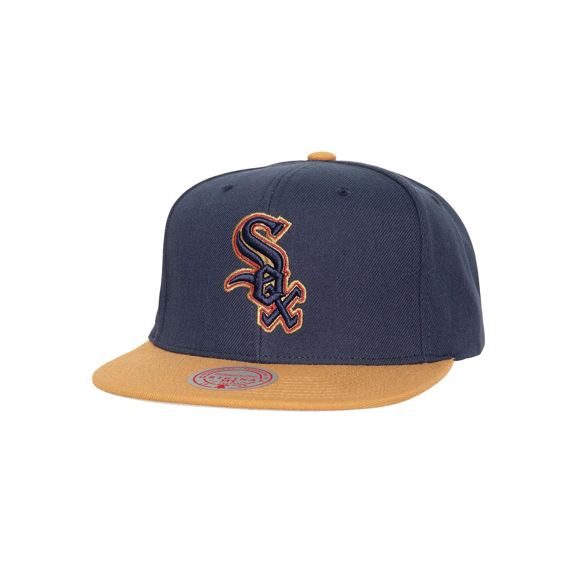 Men's Mitchell & Ness Navy Chicago White Sox Work It Snapback Hat, Blue Product Image