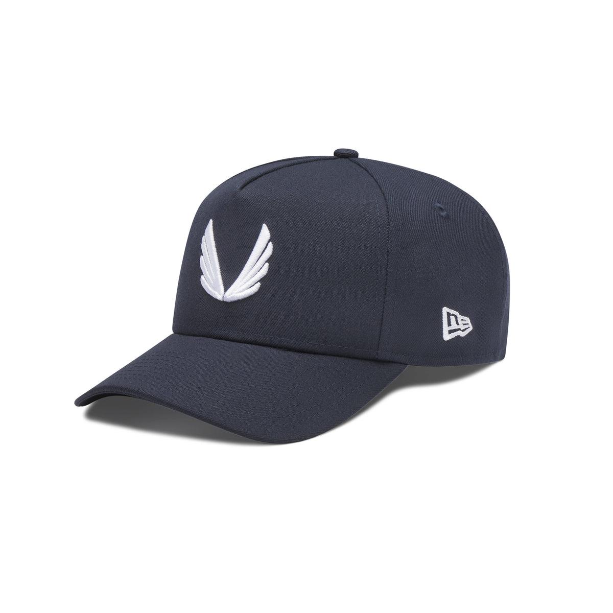 New Era® 9Forty® A-Frame Hat - Navy/White Product Image