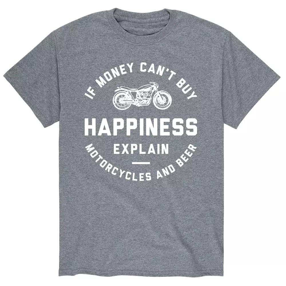 Men's Motorcycle And Beer Tee,  Product Image