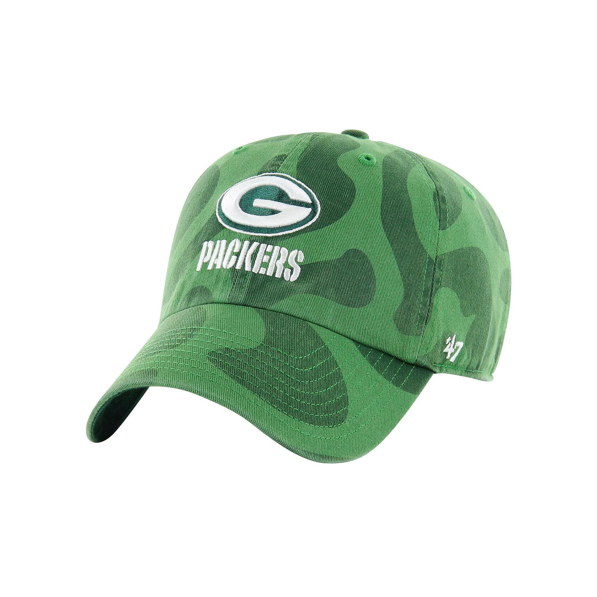 Women's '47  Green Green Bay Packers Freeform Clean Up Adjustable Hat Product Image