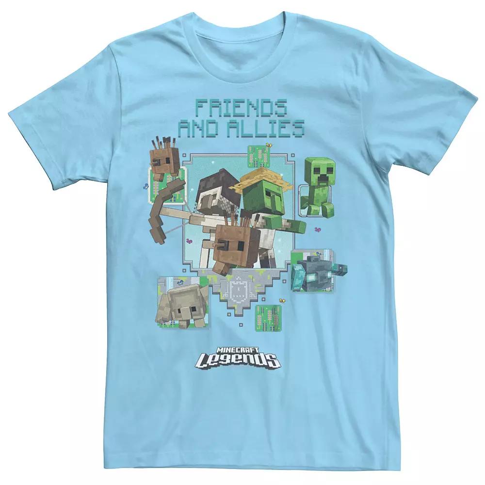 Men's Minecraft Legends Friends And Allies Graphic Tee,  Product Image