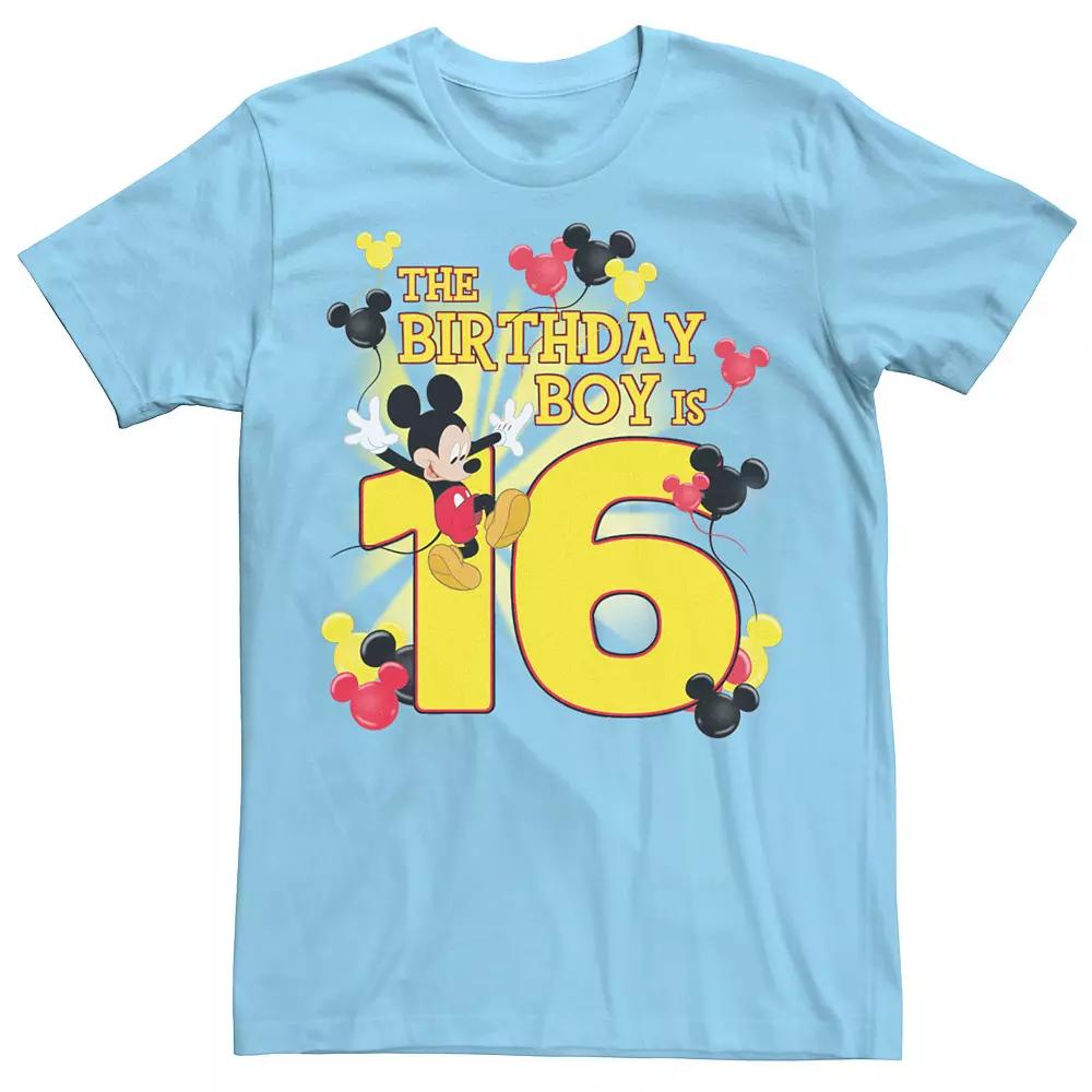 Disney's Mickey & Friends Men's 16 Year Old Birthday Boy Tee,  Product Image