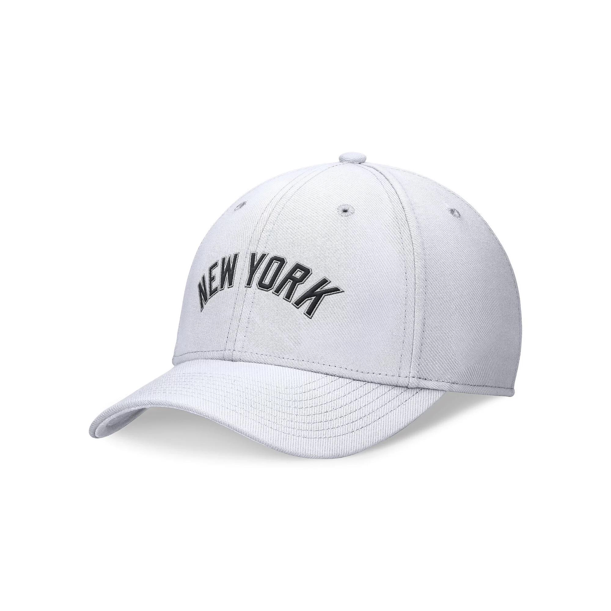 Men's Nike White New York Yankees Evergreen Performance Flex Hat, Size: Large/XL Product Image
